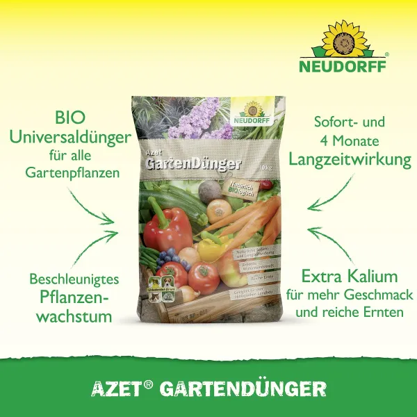 NEUDORFF® Azet® GartenDünger Natürlich BIO logisch - 10 kg