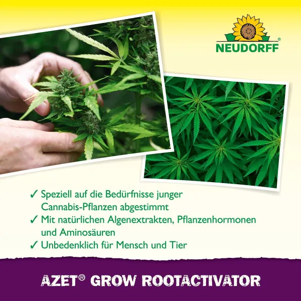 NEUDORFF® Azet® Grow RootActivator für bis zu 10 Liter Erde - 40 g