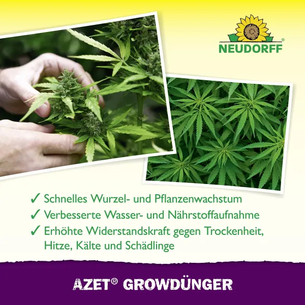 NEUDORFF® Azet® GrowDünger für Cannabispflanzen 250 ml