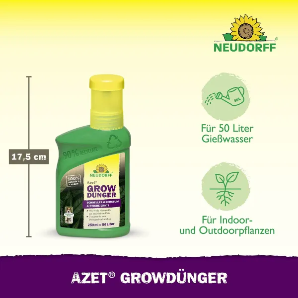 NEUDORFF® Azet® GrowDünger für Cannabispflanzen 250 ml