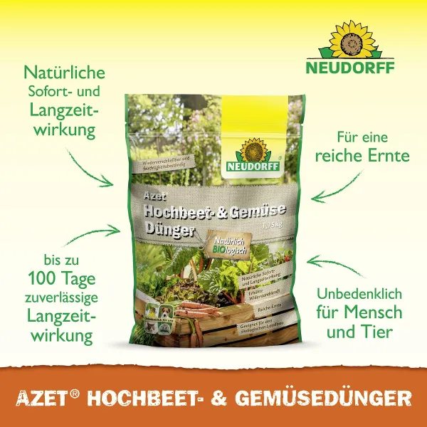 NEUDORFF® Azet® Hochbeet- und Gemüsedünger - 1,75 kg