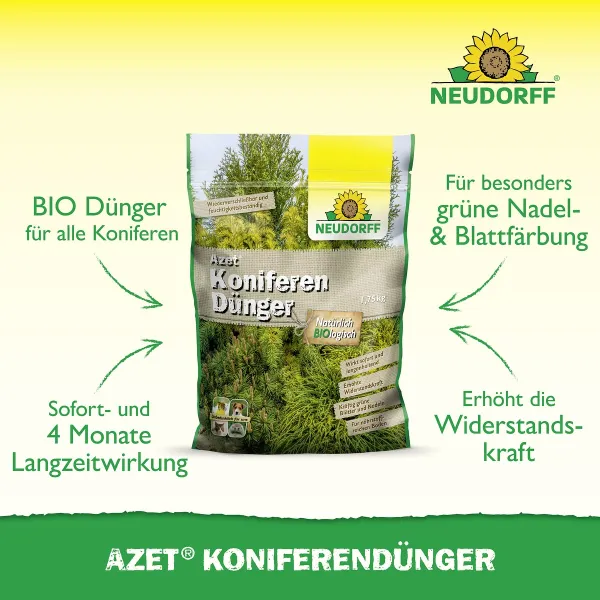 NEUDORFF® Azet® KoniferenDünger BIO logisch - 1,75 kg