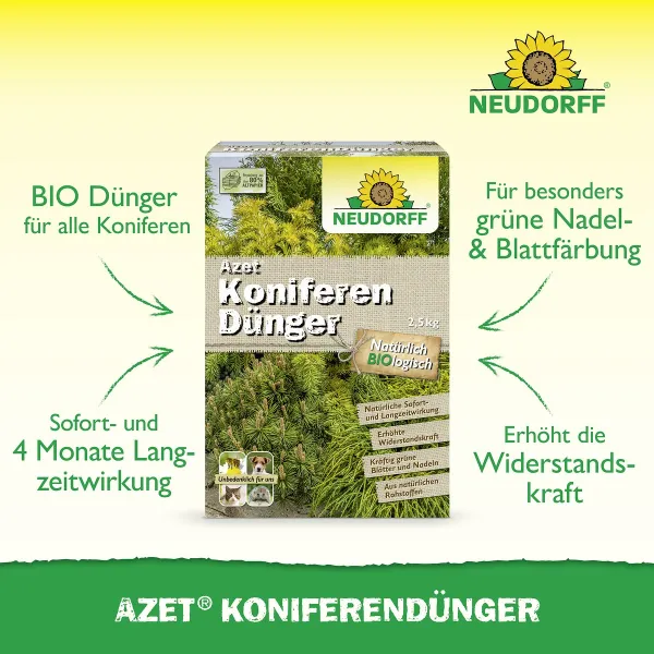 NEUDORFF® Azet® KoniferenDünger BIO logisch - 2,5 kg