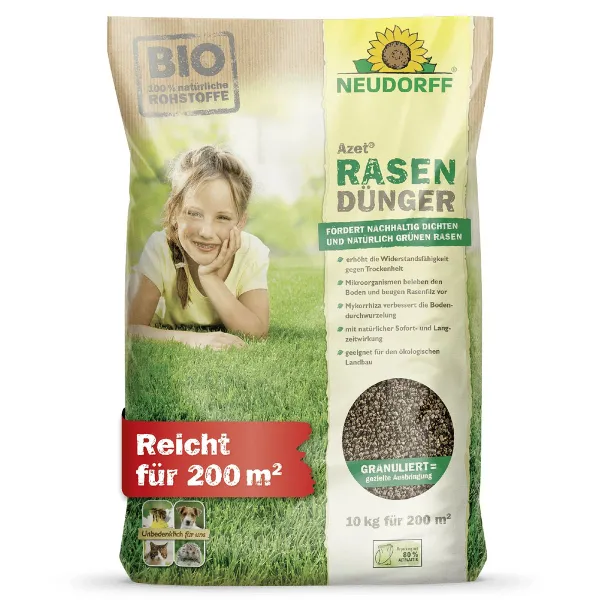NEUDORFF® Azet® RasenDünger für bis zu 201 m² - 10,05 kg