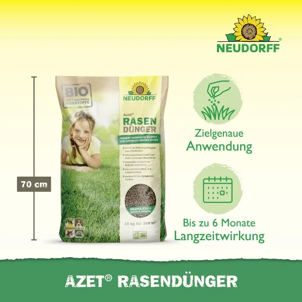 NEUDORFF® Azet® RasenDünger für bis zu 360 m² - 18 kg