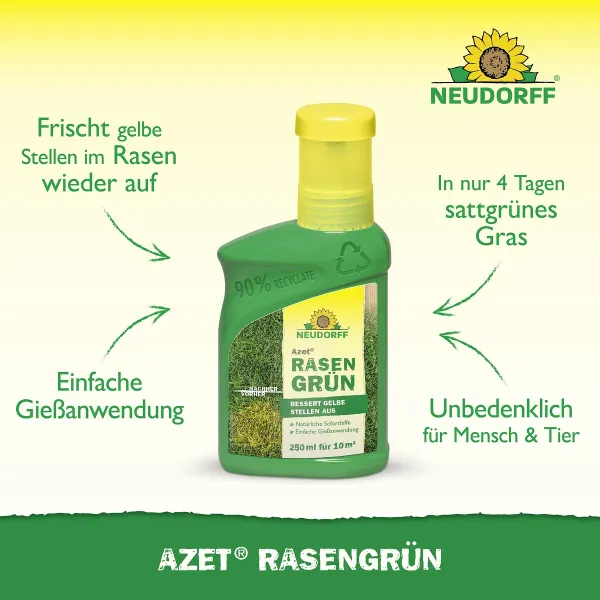 NEUDORFF® Azet® Rasengrün 250 ml für 10 m²