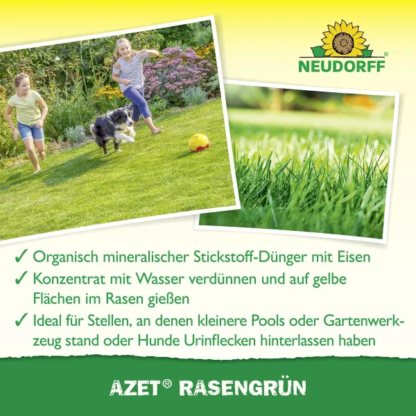 NEUDORFF® Azet® Rasengrün 250 ml für 10 m²