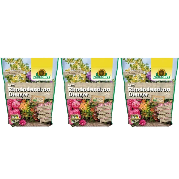 NEUDORFF® Azet® RhododendronDünger BIO logisch - 1,75 kg x 3