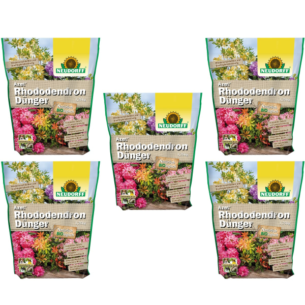 NEUDORFF® Azet® RhododendronDünger BIO logisch - 1,75 kg x 5