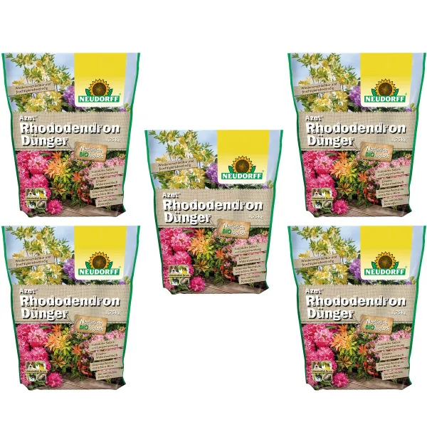 NEUDORFF® Azet® RhododendronDünger BIO logisch - 1,75 kg x 5