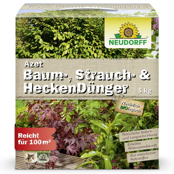 NEUDORFF® Azet® Strauch- und HeckenDünger BIO logisch - 5 kg