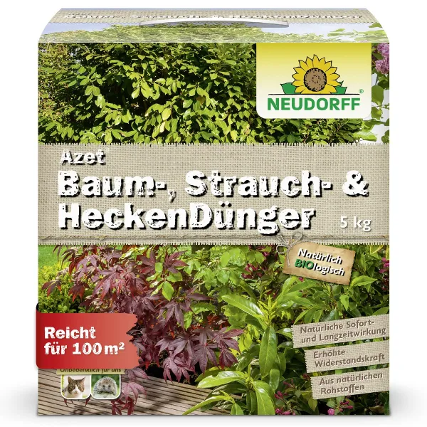 NEUDORFF® Azet® Strauch- und HeckenDünger BIO logisch - 5 kg