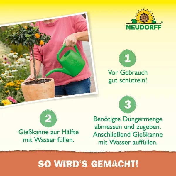 NEUDORFF® Azet® Zitrus- & Mediterran PflanzenDünger - 1 Liter