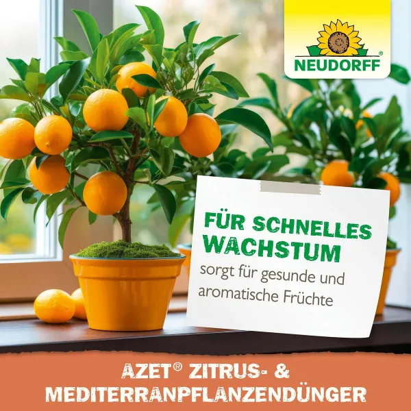 NEUDORFF® Azet® Zitrus- & Mediterran PflanzenDünger - 1 Liter