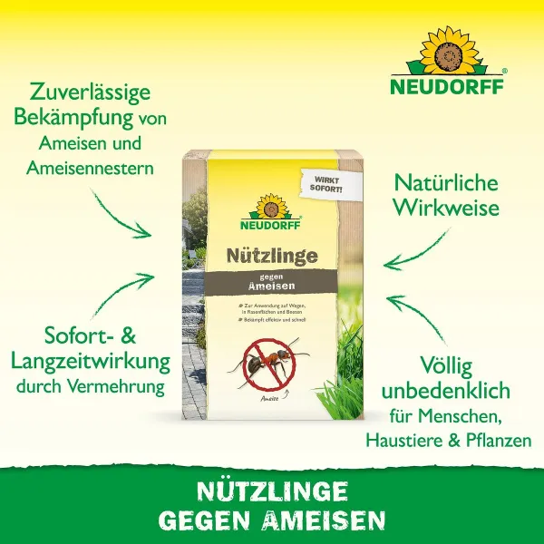 NEUDORFF® Bestell-Karte Nützlinge gegen Ameisen - 10 Mio. SF-Nematoden