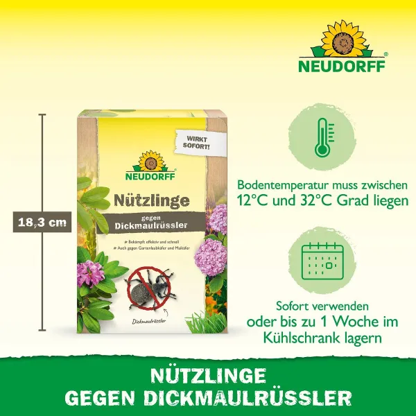 NEUDORFF® Bestell-Karte Nützlinge gegen Dickmaulrüssler - 50 Mio. HM-Nematoden