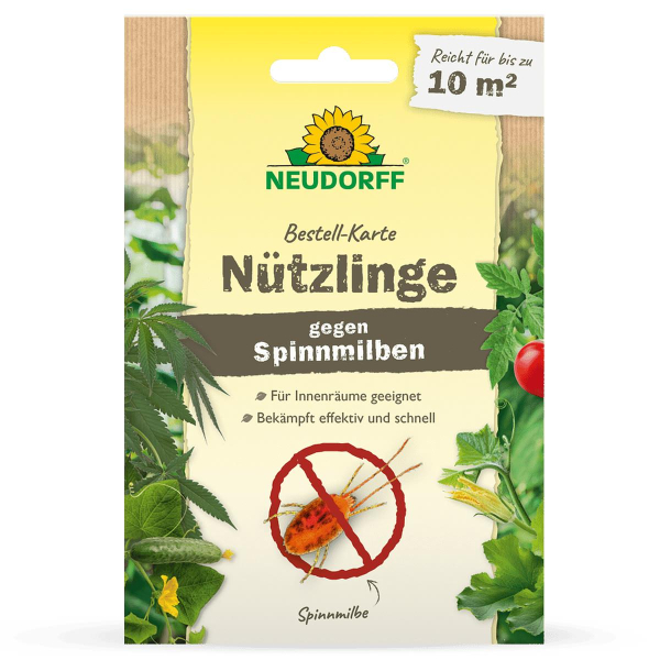 NEUDORFF Bestell-Karte Nützlinge gegen Spinnmilben - 200 Raubmilben