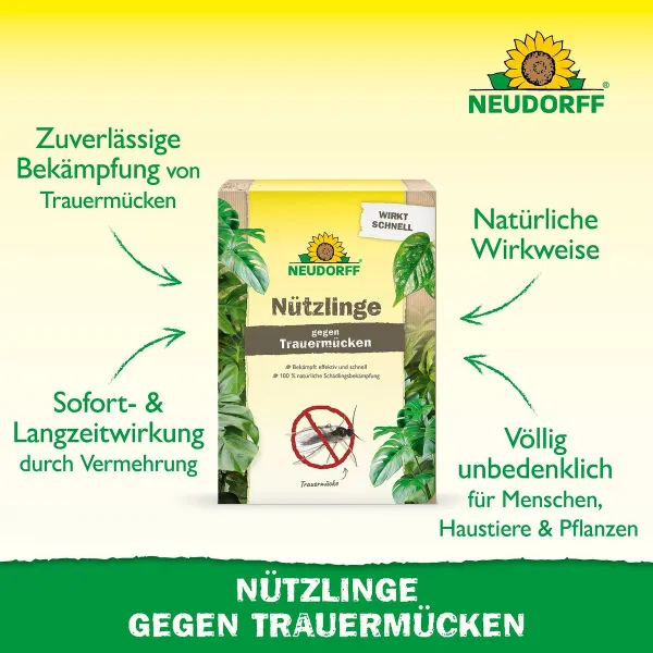 NEUDORFF® Bestell-Karte Nützlinge gegen Trauermücken - 5 Mio. SF-Nematoden