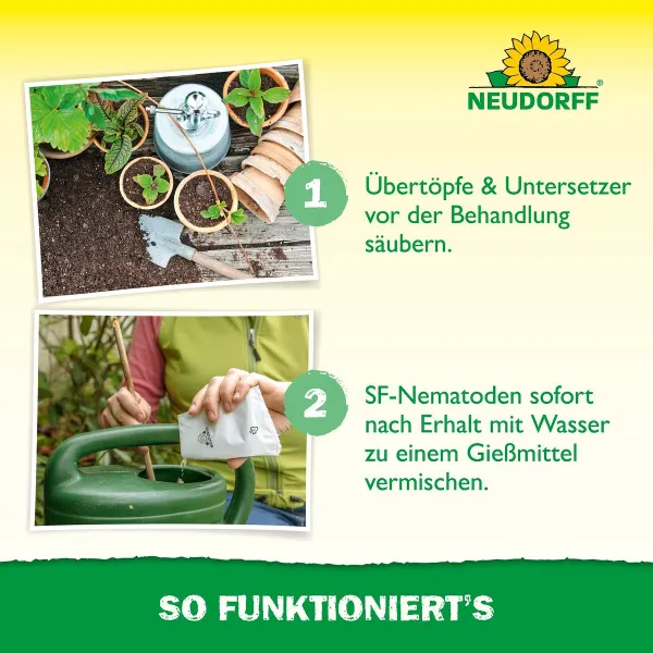 NEUDORFF® Bestell-Karte Nützlinge gegen Trauermücken - 5 Mio. SF-Nematoden