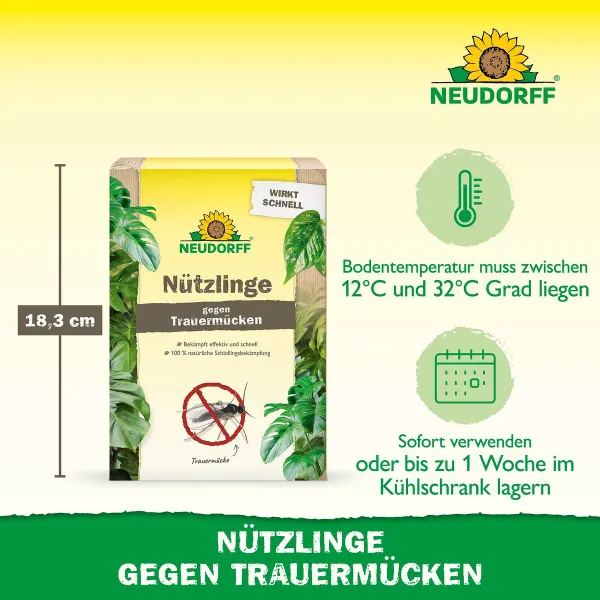 NEUDORFF® Bestell-Karte Nützlinge gegen Trauermücken - 5 Mio. SF-Nematoden