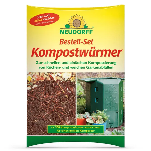 NEUDORFF® Bestell-Set Kompostwürmer für ca. 500 Würmer