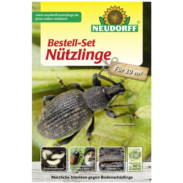 NEUDORFF® Bestell-Set Nützlinge gegen Bodenschädlinge für 20 m²