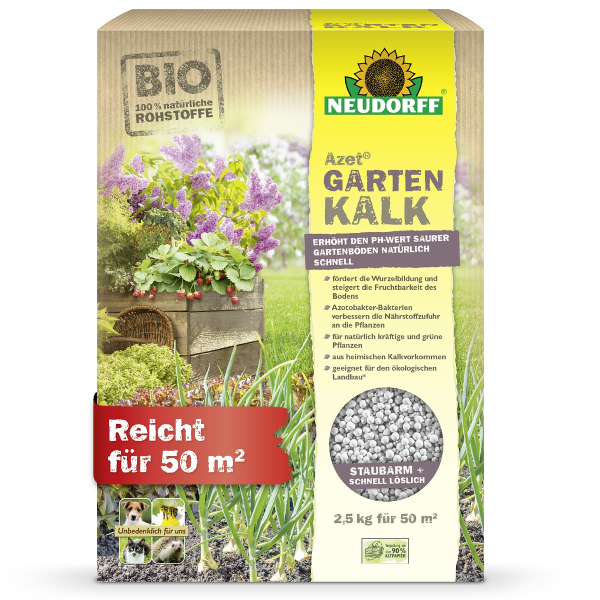 NEUDORFF® Azet® GartenKalk für ca. 50 m² - 2,5 kg