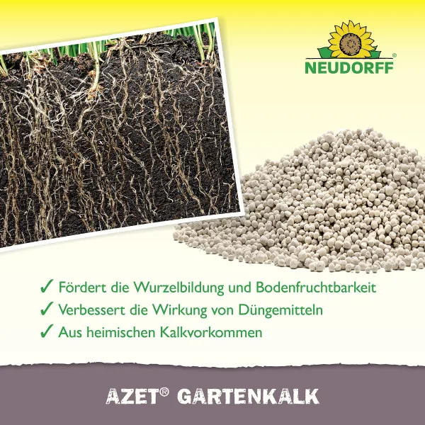 NEUDORFF® BIO Azet® Garten Kalk für ca. 50 m² - 2,5 kg