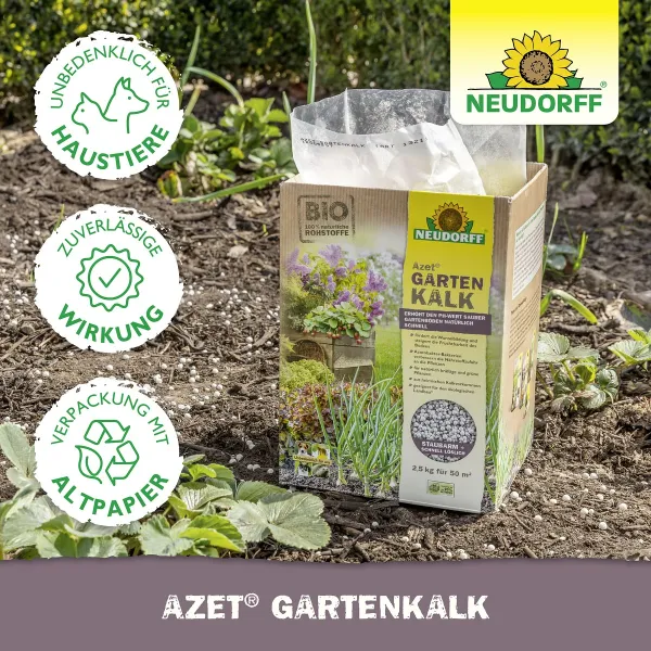 NEUDORFF® BIO Azet® Garten Kalk für ca. 50 m² - 2,5 kg