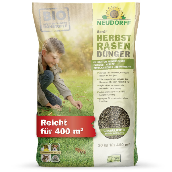 NEUDORFF® Azet® HerbstRasenDünger für 400 m² - 20 kg