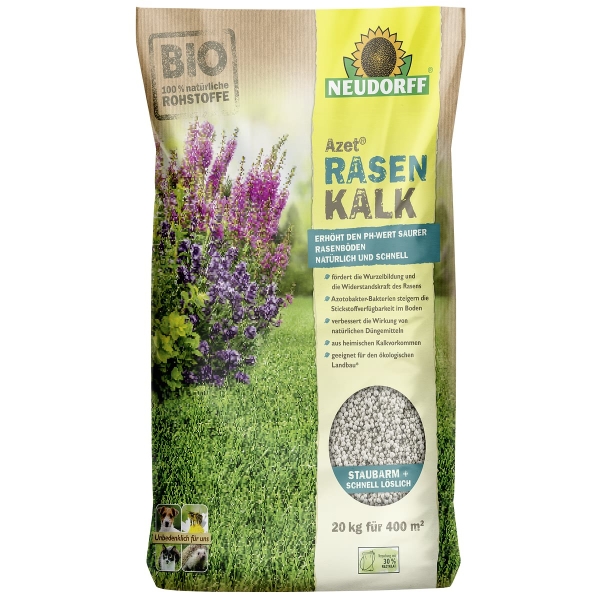 NEUDORFF® BIO Azet® Rasen Kalk für 400 m² - 20 kg