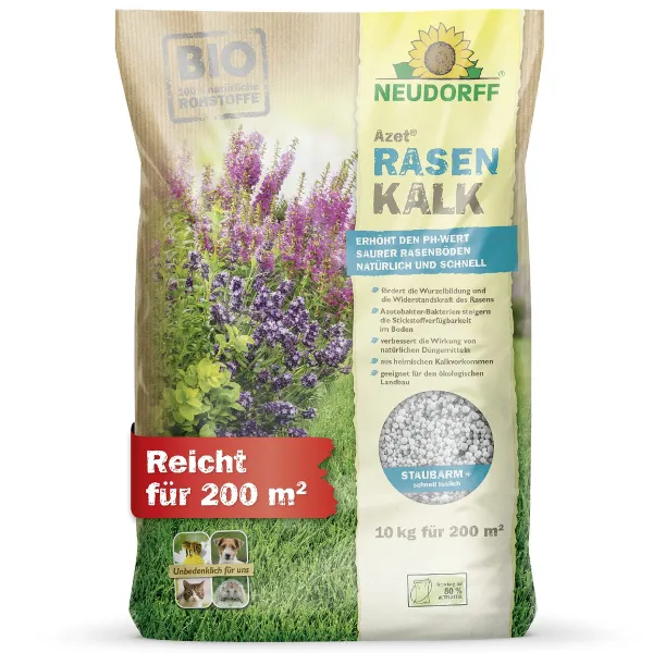 NEUDORFF® BIO Azet® Rasen Kalk für 200 m² - 10 kg