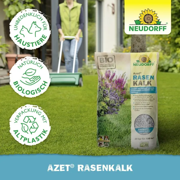 NEUDORFF® BIO Azet® Rasen Kalk für 200 m² - 10 kg