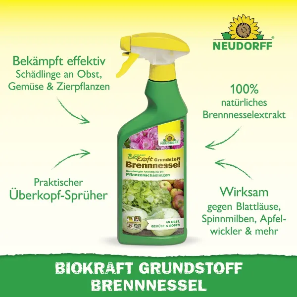 NEUDORFF® BioKraft® Grundstoff Brennnessel anwendungsfertig - 500 ml