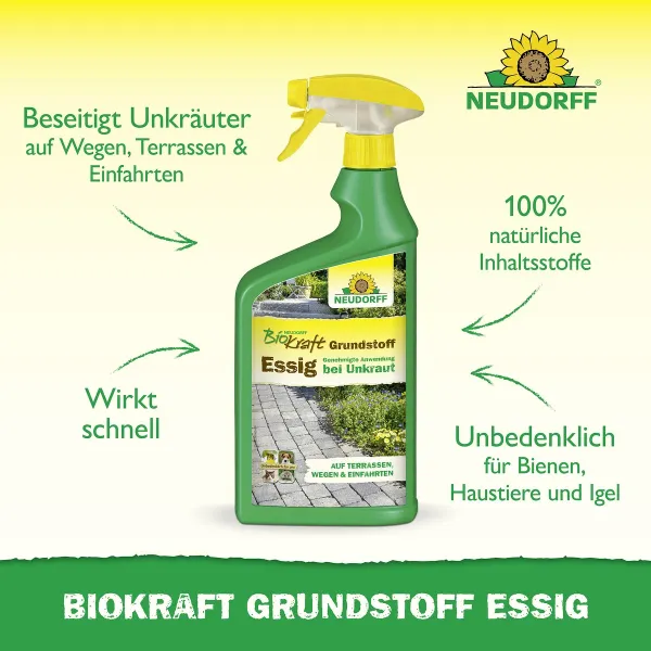NEUDORFF® BioKraft® Grundstoff Essig anwendungsfertig - 1 Liter