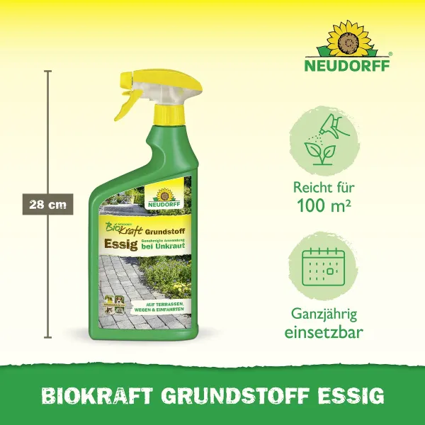 NEUDORFF® BioKraft® Grundstoff Essig anwendungsfertig - 1 Liter