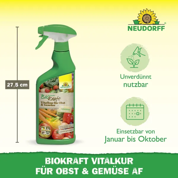 NEUDORFF® BioKraft® Vitalkur für Obst Gemüse AF anwendungsfertig - 500 ml