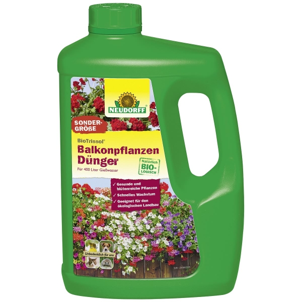 NEUDORFF® BioTrissol® BalkonpflanzenDünger BIO Logisch Konzentrat - 2 Liter