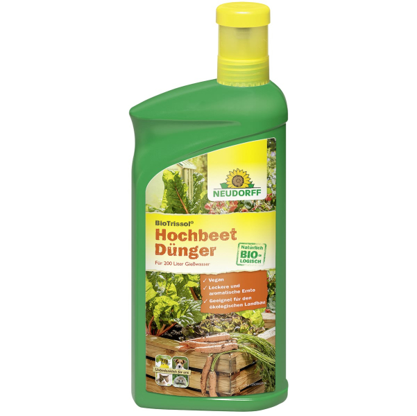 NEUDORFF® BioTrissol®  Hochbeet Dünger für 200 Liter Gießwasser - 1 Liter