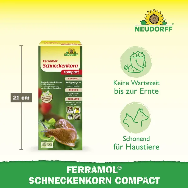 NEUDORFF® Ferramol® Schneckenkorn compact Extrem regenfest - 700 g