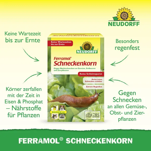 NEUDORFF® Ferramol® Schneckenkorn Extrem regenfest - 200 g