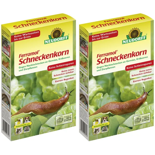 NEUDORFF® Ferramol® Schneckenkorn Extrem regenfest - 1 kg x 2 NEUDORFF® Ferramol® Schneckenkorn Extrem regenfest - 1 kg x 2