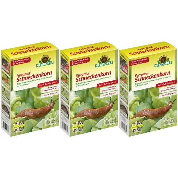 NEUDORFF® Ferramol® Schneckenkorn Extrem regenfest - 2 kg x 3 NEUDORFF® Ferramol® Schneckenkorn Extrem regenfest - 2 kg x 3