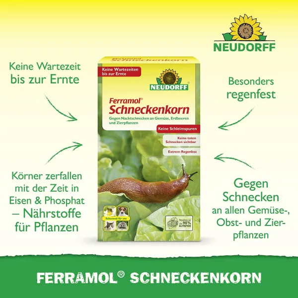 NEUDORFF® Ferramol® Schneckenkorn Extrem regenfest - 500 g