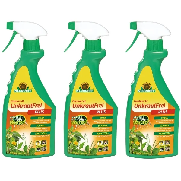 NEUDORFF® Finalsan® AF UnkrautFrei Plus anwendungsfertig - 750 ml x 3 NEUDORFF® Finalsan® AF UnkrautFrei Plus anwendungsfertig - 750 ml x 3