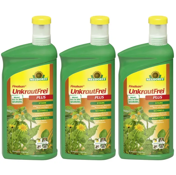 NEUDORFF® Finalsan® Konzentrat UnkrautFrei Plus - 1000 ml x 3 NEUDORFF® Finalsan® Konzentrat UnkrautFrei Plus - 1000 ml x 3