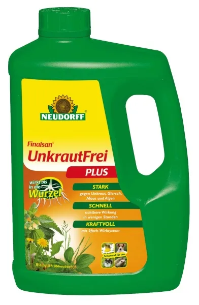 NEUDORFF® Finalsan® UnkrautFrei Plus Konzentrat für 120 m² - 2 Liter NEUDORFF® Finalsan® UnkrautFrei Plus Konzentrat für 120 m² - 2 Liter