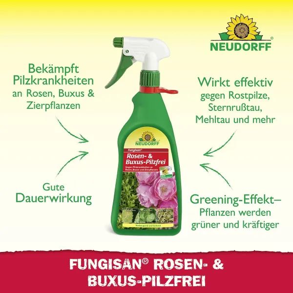 NEUDORFF® Fungisan® Rosen- und Buxus-Pilzfrei AF anwendungsfertig - 1 Liter