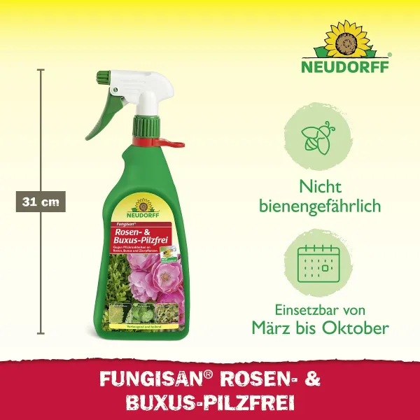 NEUDORFF® Fungisan® Rosen- und Buxus-Pilzfrei AF anwendungsfertig - 1 Liter