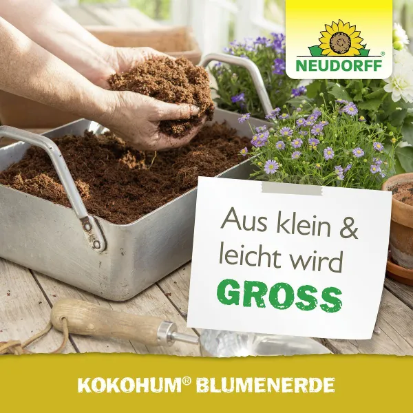 NEUDORFF® Kokohum® BlumenErde Brikett ergibt - 7 Liter x 7